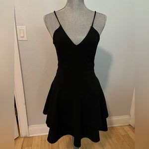 Macys Black Lace Tank Dress